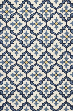 Harbor 4210 Ivory/Blue Mosaic