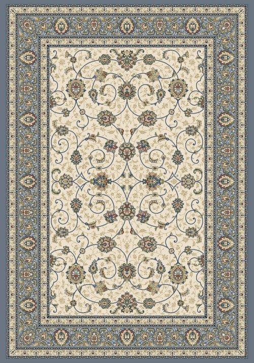 ANCIENT GARDEN 57120 IVORY/LIGHT BLUE