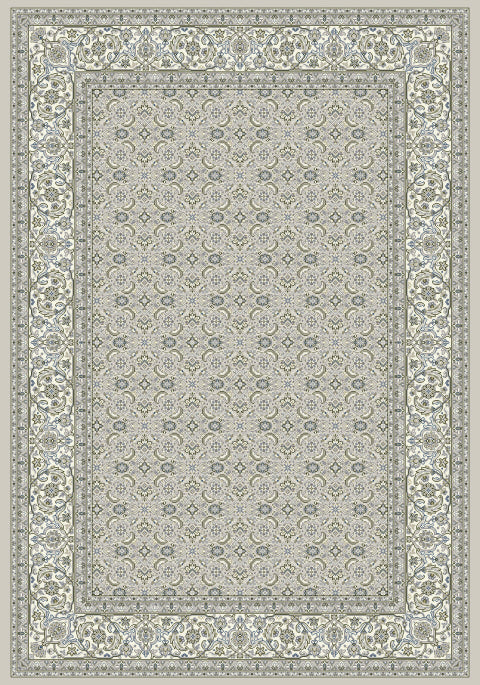 ANCIENT GARDEN 57011 SOFT GREY/CREAM