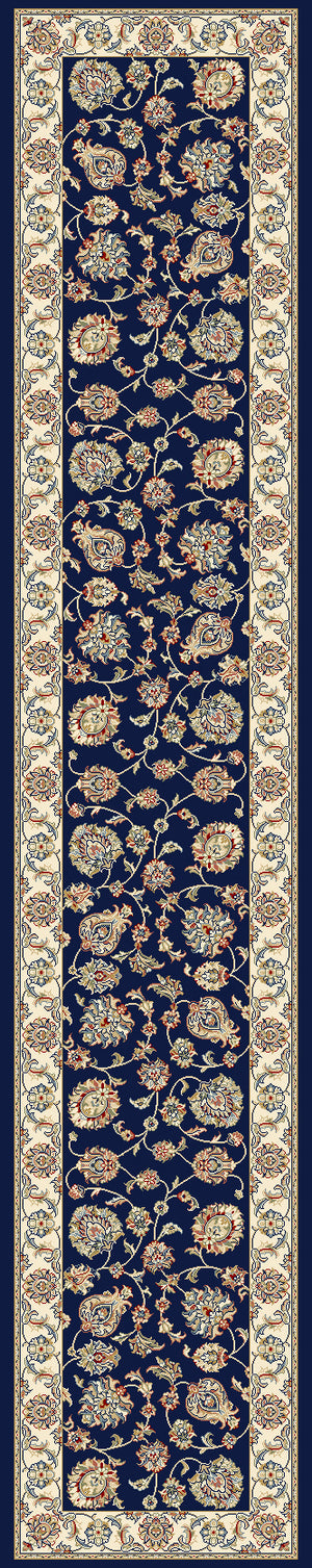 ANCIENT GARDEN 57365 BLUE/IVORY