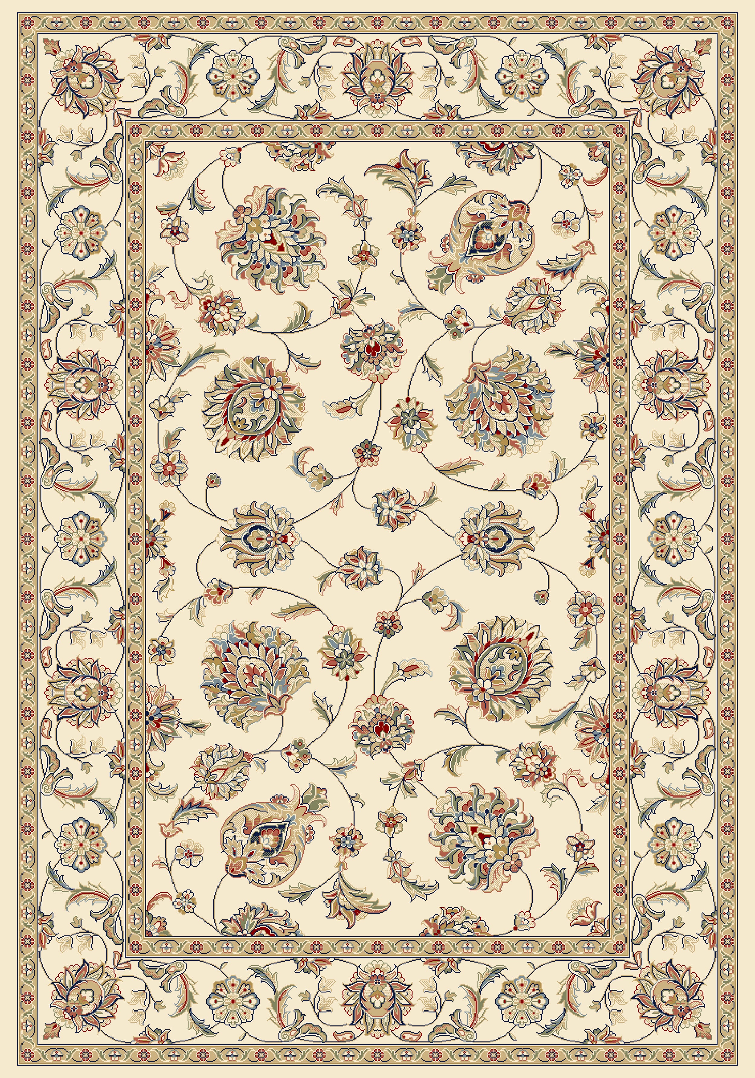 ANCIENT GARDEN 57365 IVORY