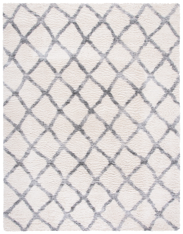 Berber Shag 200 BER215B Ivory / Grey