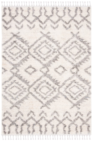 Berber Fringe Shag BFG611A Cream / Grey