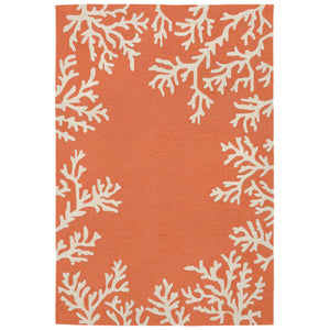 Capri Coral Border Orange