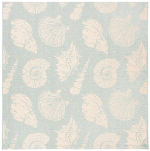 Courtyard CY6239 Aqua / Beige