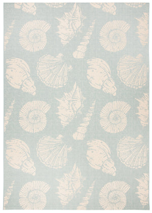 Courtyard CY6239 Aqua / Beige