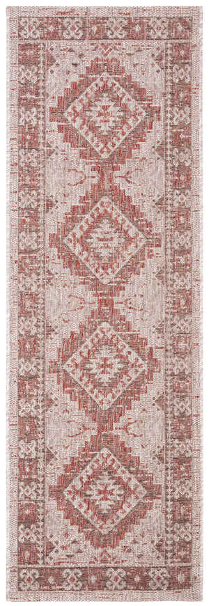 Courtyard CY8546 Beige / Red