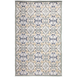 Canyon Floral Tile Navy