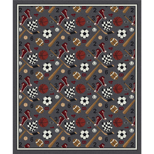 Theme Rugs 2 Intermission 07012 Black