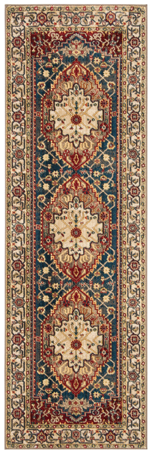 Kashan KSN306A Ivory / Blue