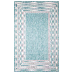 Malibu Etched Border Blue