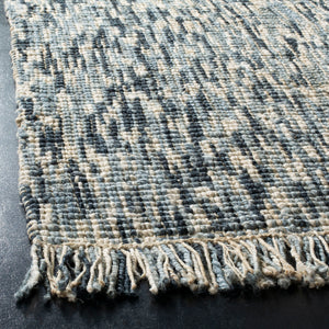 Natural Fiber NF869M Blue / Ivory