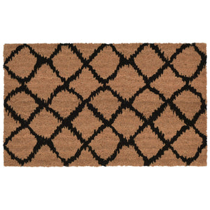 Natura Ikat Lattice Black