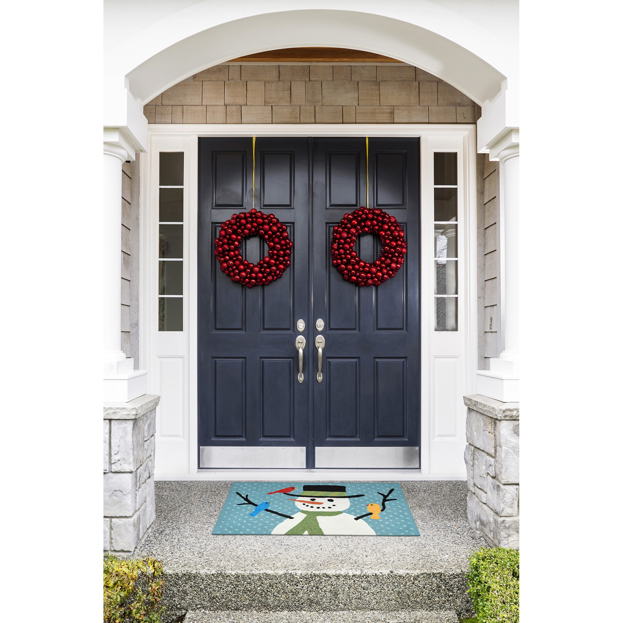 Frontporch Snowman And Friends Blue