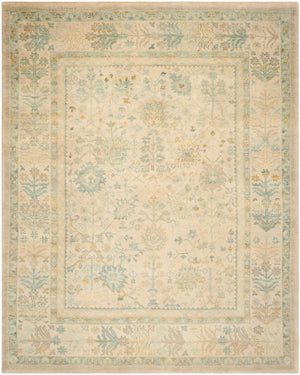 Sultanabad SUL1065A Ivory / Blue