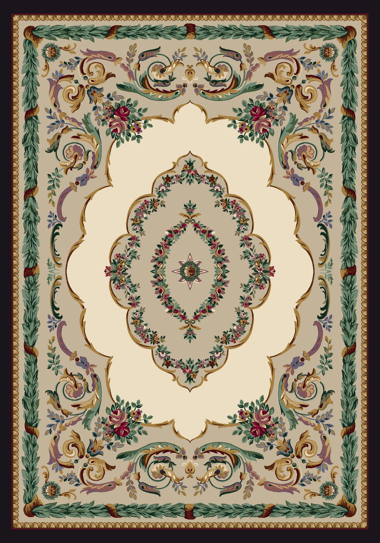 Lafayette Rug Pearl Onyx