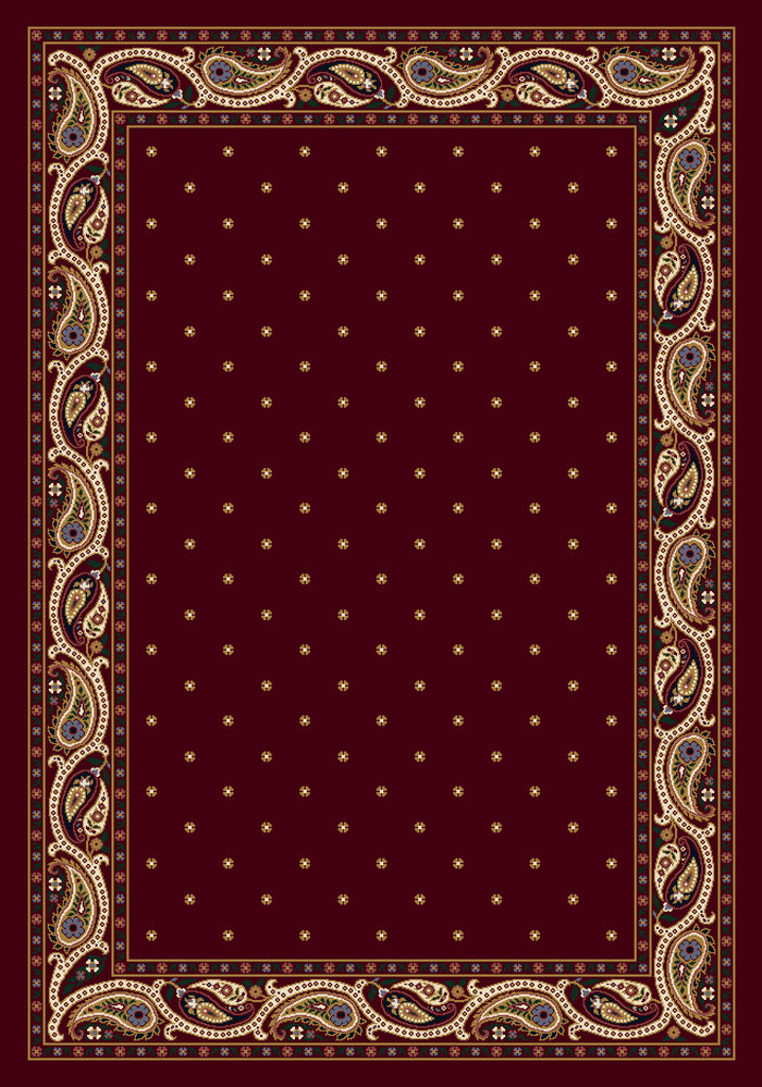 Paisley Rug Garnet