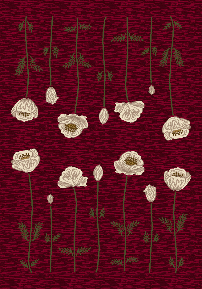 Poppy Rug Garnet