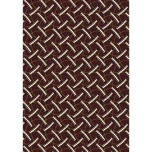 Theme Rugs 2 Touchdown Burgundy